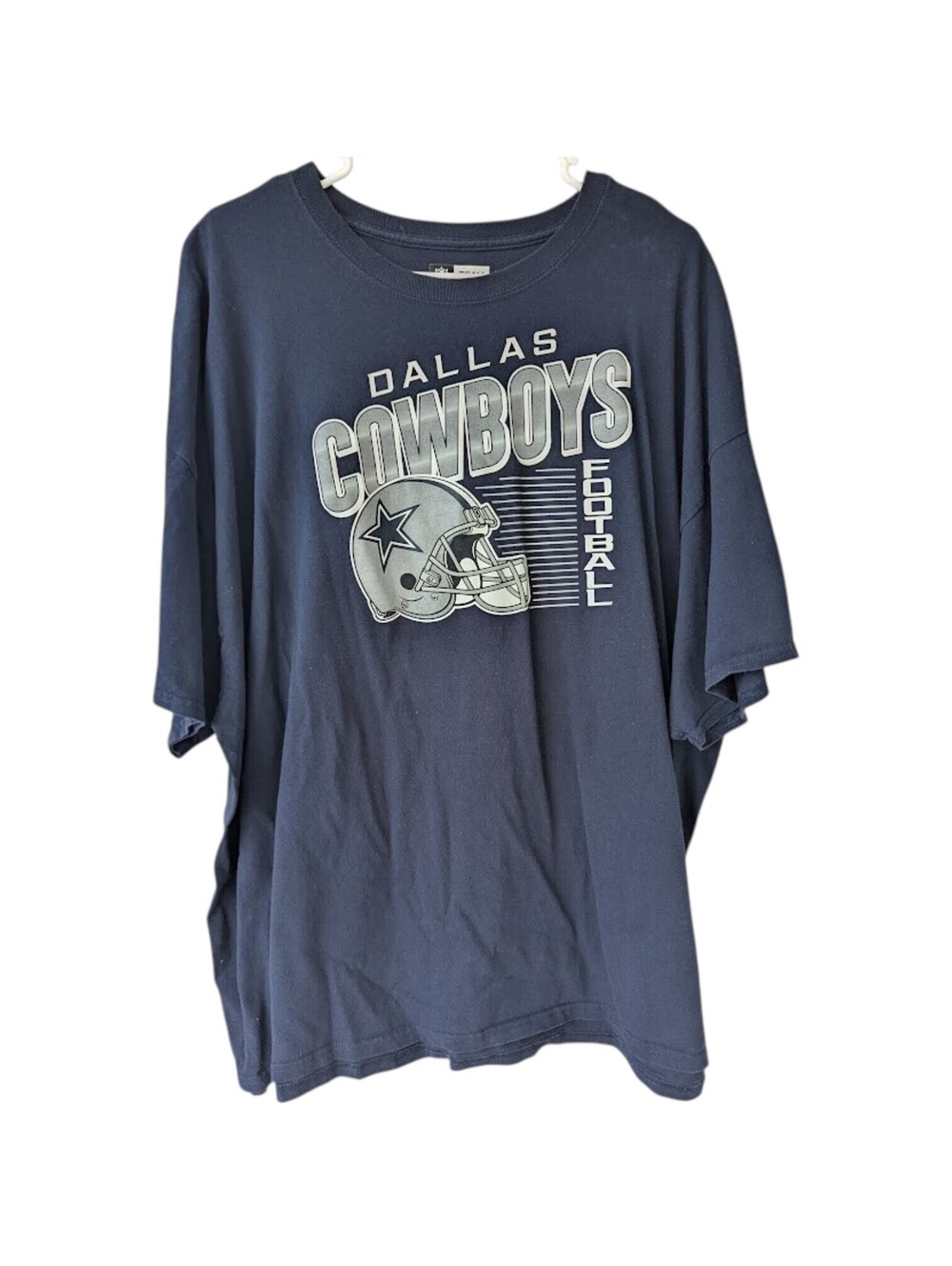 Vintage Style Dallas Cowboys T-Shirt Mens 3XL NFL Team Apparel Graphic 27.5x29.5